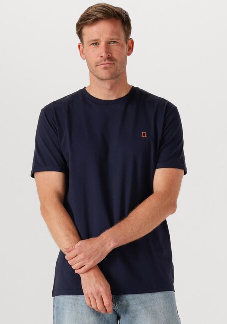 Donkerblauwe LES DEUX T-shirt NORREGAARD T-SHIRT - large