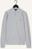 Lichtgrijze TOMMY HILFIGER Polo 1985 SLIM LS POLO Lichtgrijze TOMMY HILFIGER Polo 1985 SLIM LS POLO - medium