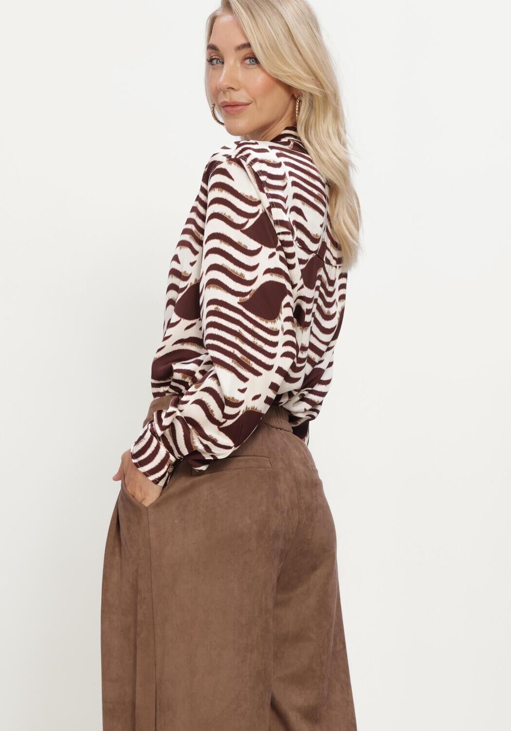 Ecru NUKUS Blouses ADORA BLOUSE ZEBRA - large