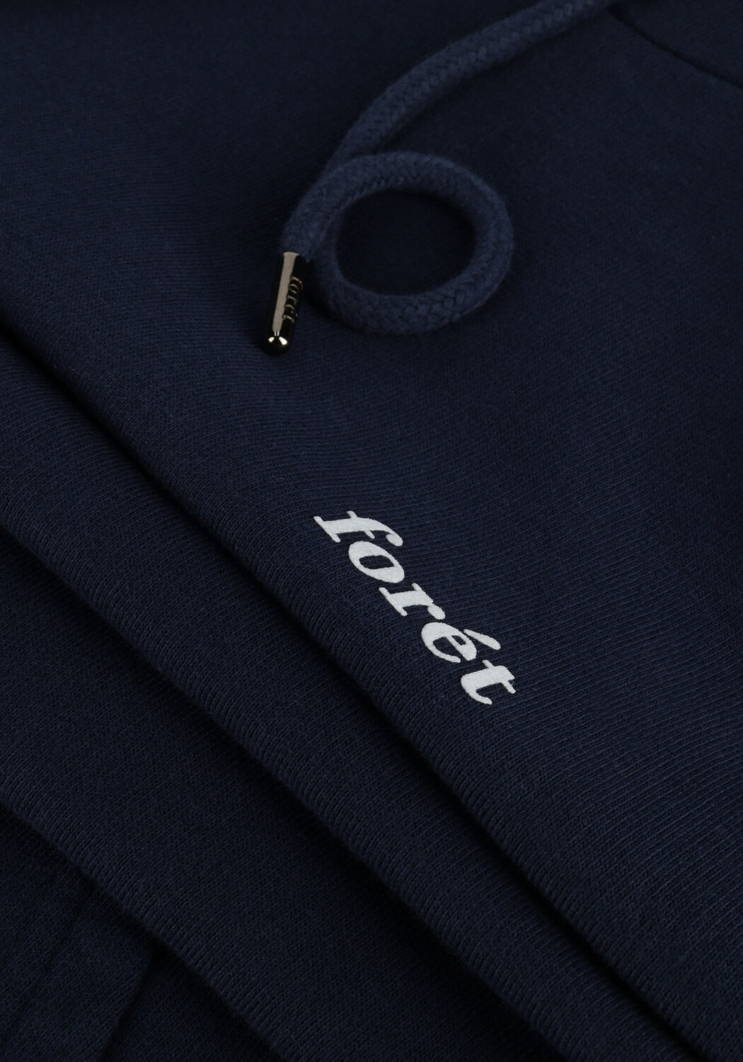 Donkerblauwe FOR&Eacute;T Sweater DEAR HOODIE - large