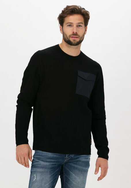 Zwarte NATIONAL GEOGRAPHIC Trui KNITTED CREW - large