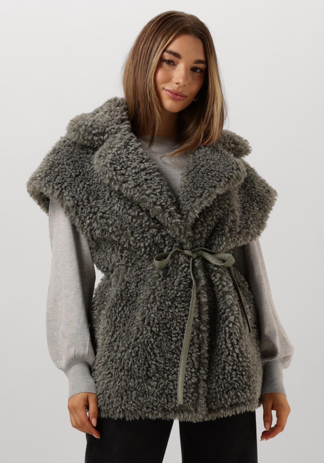 Grijze IBANA Gilet CILKA - large