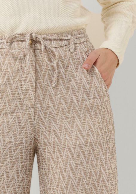 Bruine VANILIA Pantalon ZIG ZAG SPARKLE - large