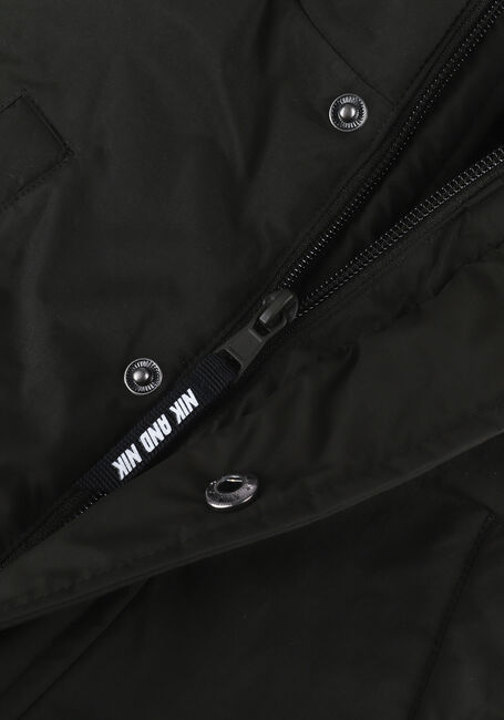 Donkergroene NIK & NIK Gewatteerde jas ALAIN JACKET - large