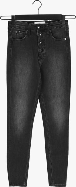 Donkergrijze CALVIN KLEIN Skinny jeans HIGH RISE SUPER SKINNY ANKLE - large