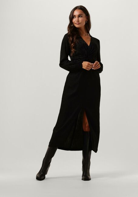Zwarte IDANO Midi jurk DOUCE UNI - large