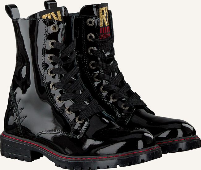 Zwarte RED-RAG Veterboots 12202 Zwarte RED-RAG Veterboots 12202 - large