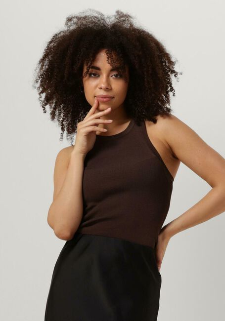 Bruine NEO NOIR Top WILLY KNITTED TOP - large