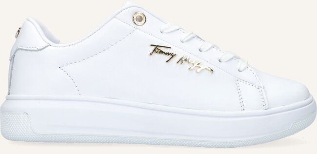 Witte TOMMY HILFIGER Lage sneakers SIGNATURE Witte TOMMY HILFIGER Lage sneakers SIGNATURE - large