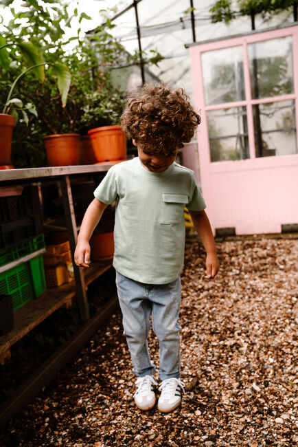 Lichtblauwe DAILY7 Cargo jeans 2600 STRAIGHT FIT PRINTED - large