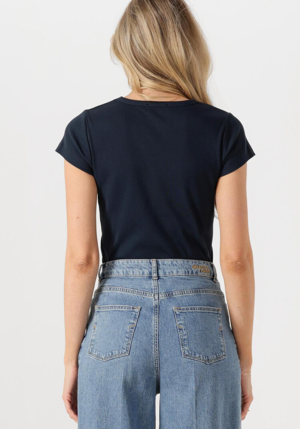 MY ESSENTIAL WARDROBE Dames Tops & T-shirts Mandymw Tee Zwart