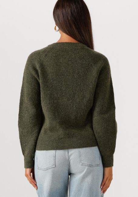 Olijf SELECTED FEMME Vest SLFLULU LS KNIT SHORT CARDIGAN - large