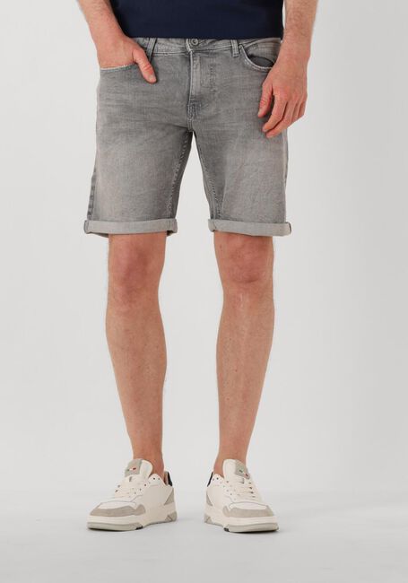 Grijze PURE PATH Shorts THE STEVE SKINNY FIT DENIM SHORTS - large