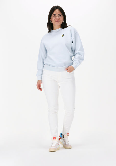 Lichtblauwe LYLE & SCOTT Sweater GARMENT DYE SWEATSHIRT - large