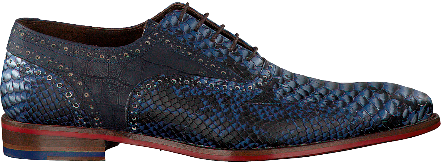 Blauwe Floris Van Bommel Nette Schoenen 19104 Omoda