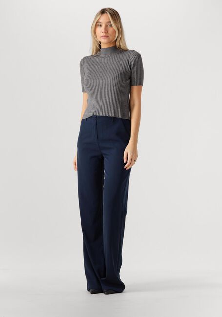 Donkerblauwe YDENCE Wijde broek PANTS SOLANGE TALL - large