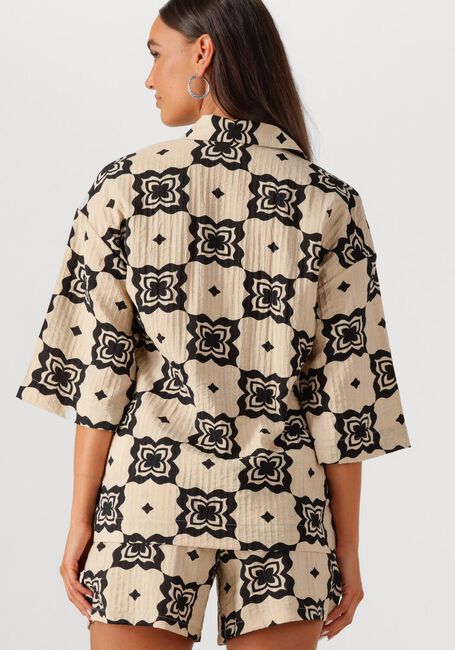 Beige OBJECT Blouses OBJELLA 3/4 SHIRT 138 - large