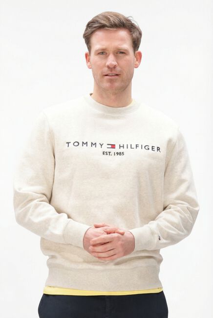 Zand TOMMY HILFIGER Sweater TOMMY LOGO SWEATSHIRT - large