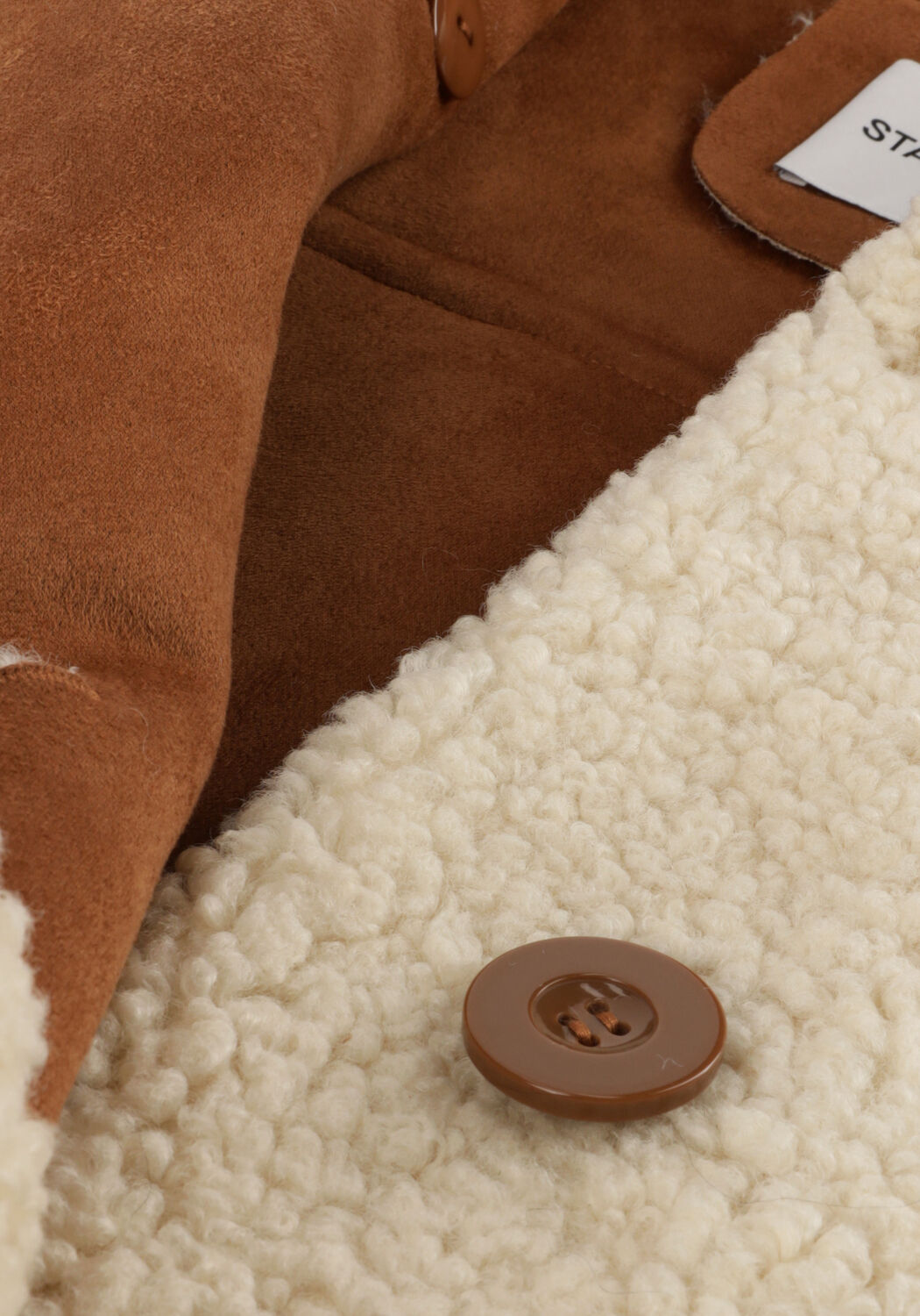 Gebroken wit STAND STUDIO Mantel CHLOE JACKET - large