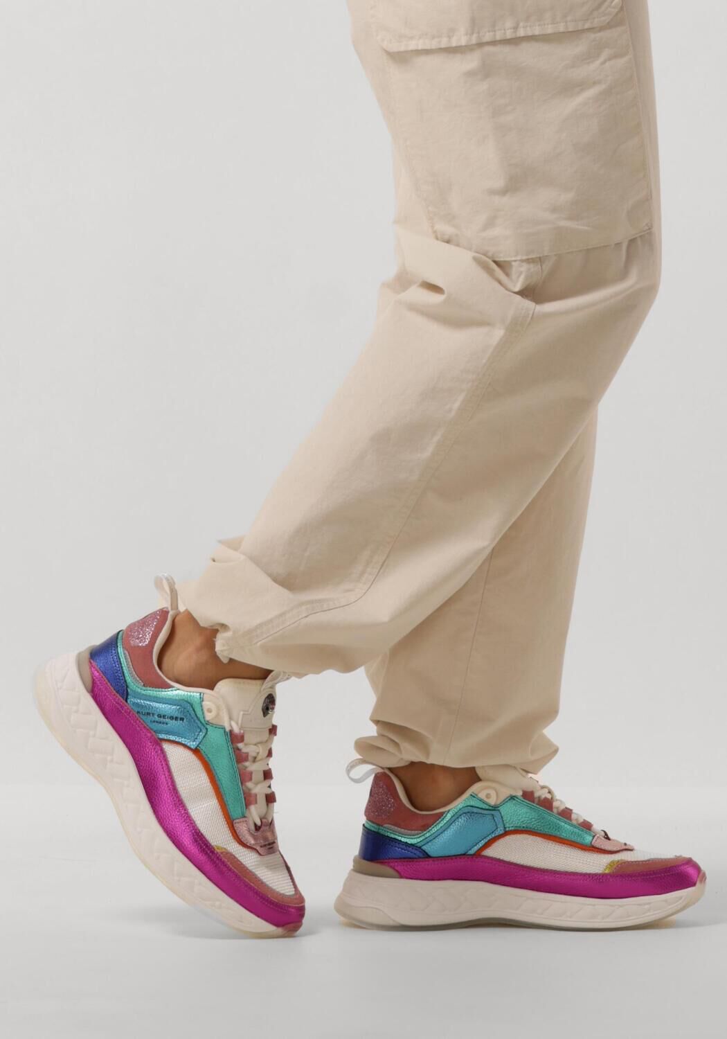 Witte KURT GEIGER LONDON Lage sneakers KENSINGTON SNEAKER - large