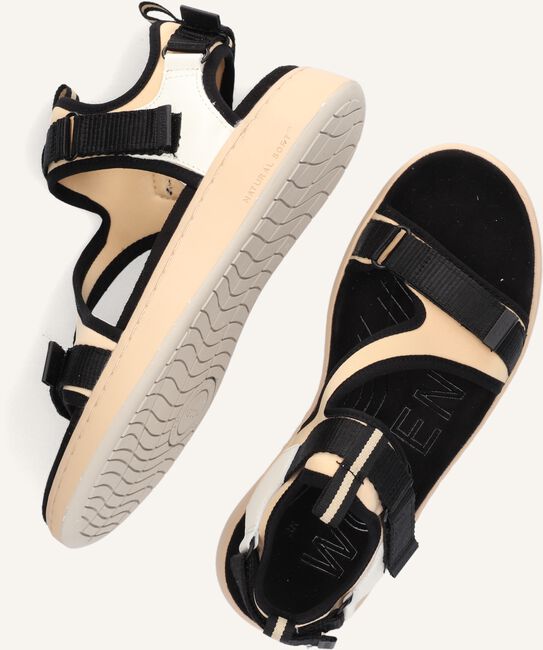 Beige WODEN Platte sandalen EMILIE Beige WODEN Platte sandalen EMILIE - large