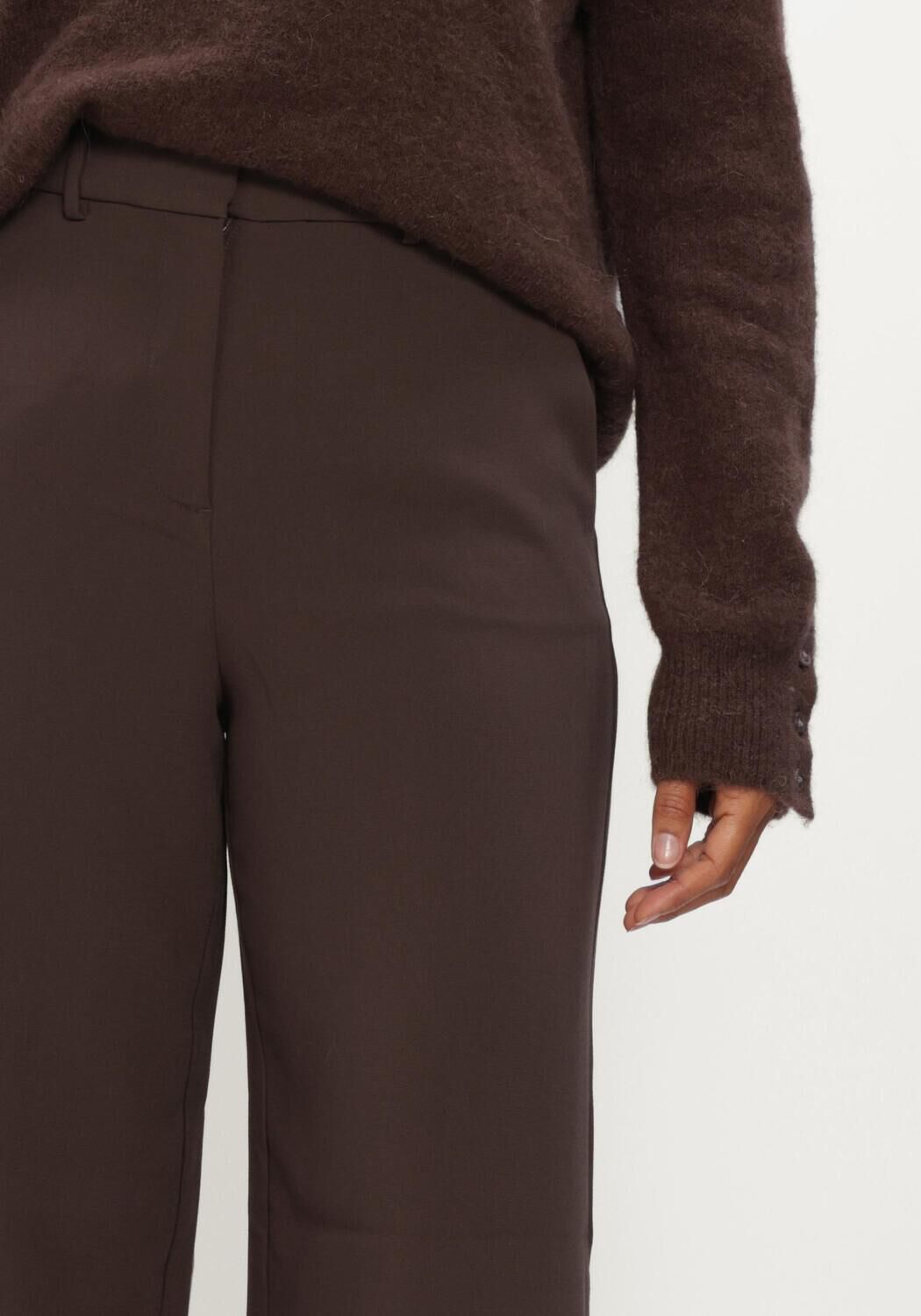 MSCH COPENHAGEN Dames Broeken Mschmacy Michelle Hw Wide Pants Regular Bruin