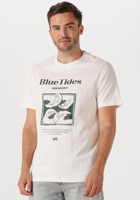 Witte SHIWI T-shirt MEN LIAM REGULAR T-SHIRT BLUE TIDES - large