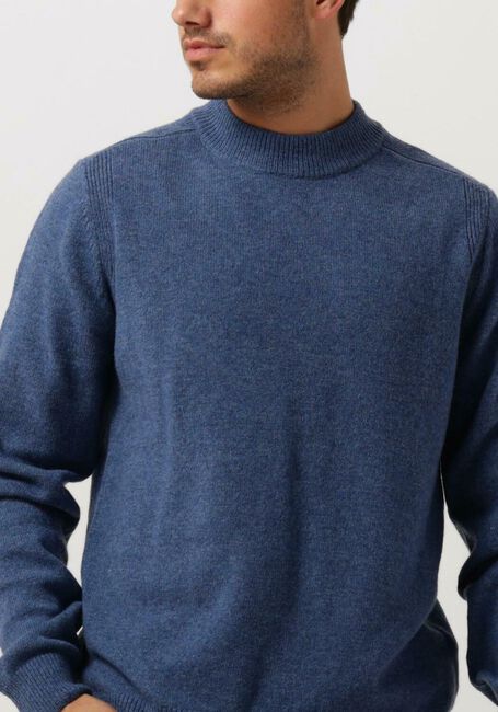 Blauwe ANERKJENDT Trui AKRICO LAMBSWOOL KNIT - large