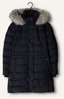 Donkerblauwe TOMMY HILFIGER Gewatteerde jas TYRA DOWN COAT WITH FUR Donkerblauwe TOMMY HILFIGER Gewatteerde jas TYRA DOWN COAT WITH FUR - medium