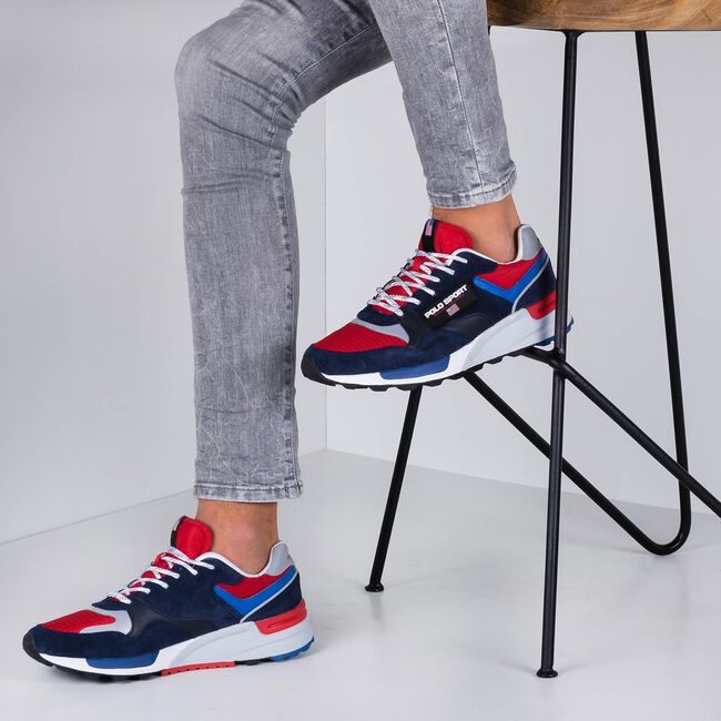 Blauwe POLO RALPH LAUREN Lage sneakers TRACKSTER 100 Blauwe POLO RALPH LAUREN Lage sneakers TRACKSTER 100 - large