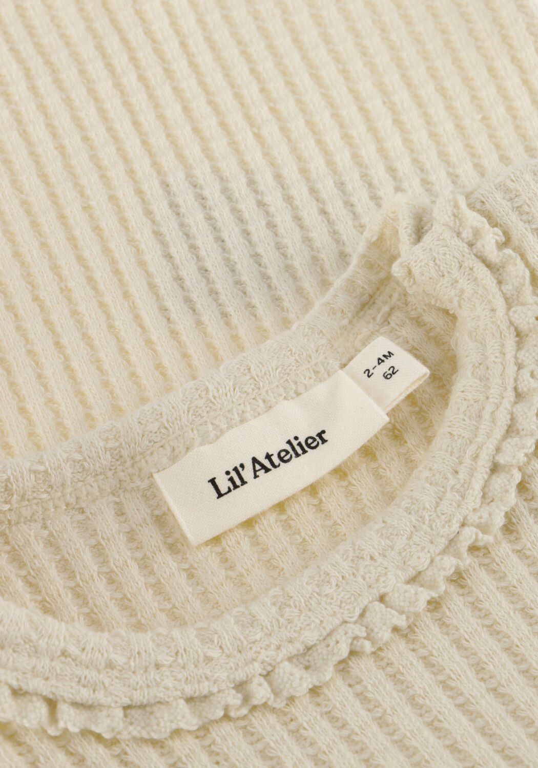 Creme LIL' ATELIER Rompers NBFOSANNE LS SLIM BODY LIL - large