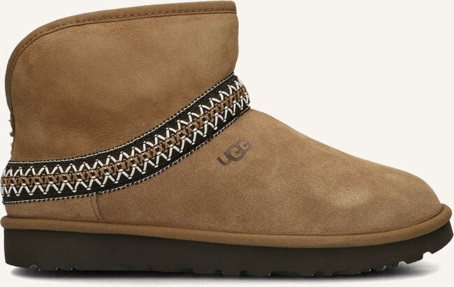 Cognac UGG Vachtlaarzen CLASSIC MINI CRESCENT Cognac UGG Vachtlaarzen CLASSIC MINI CRESCENT - large