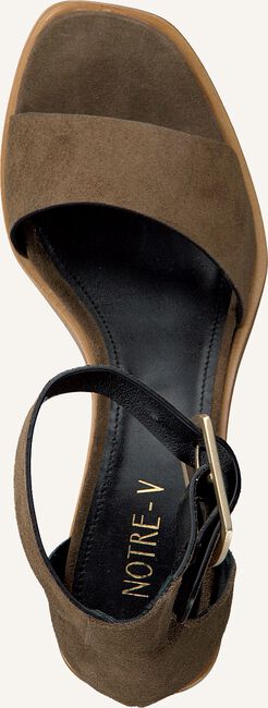 Groene NOTRE-V Sandalen met hak B3963 Groene NOTRE-V Sandalen met hak B3963 - large