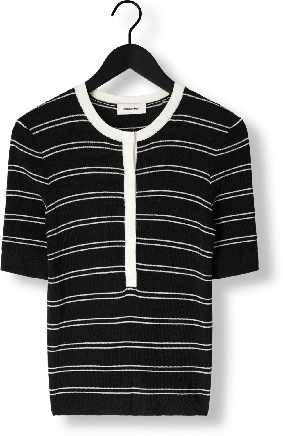 MODSTRÖM Modström Dames Tops & T-shirts Pacificomd Ss Polo Zwart