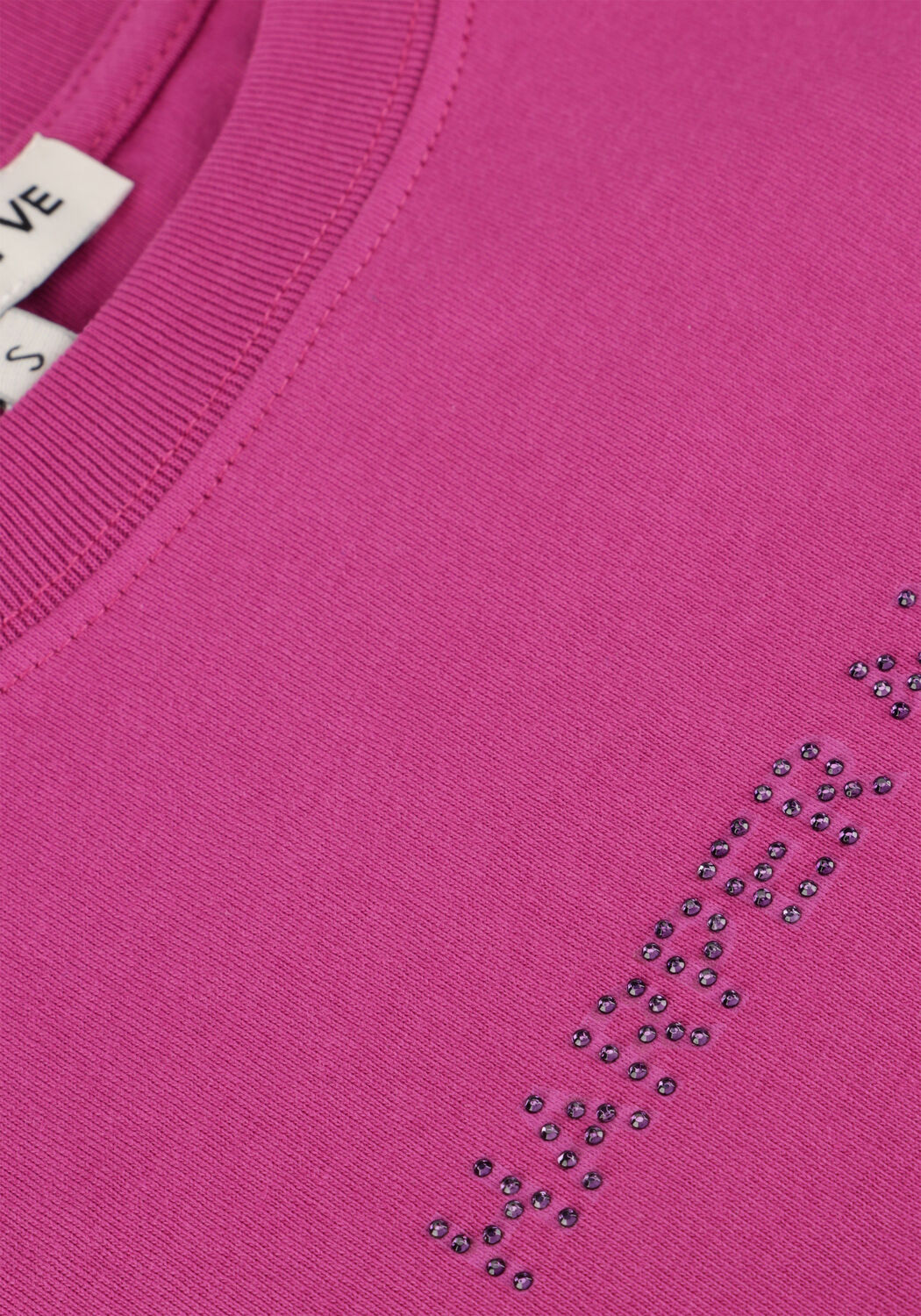 Paarse HARPER & YVE T-shirt CROPPEDLOGO-SS - large