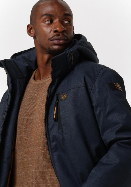 Donkerblauwe PME LEGEND Parka's SEMI LONG JACKET STRATOR ICON 2.0 - large