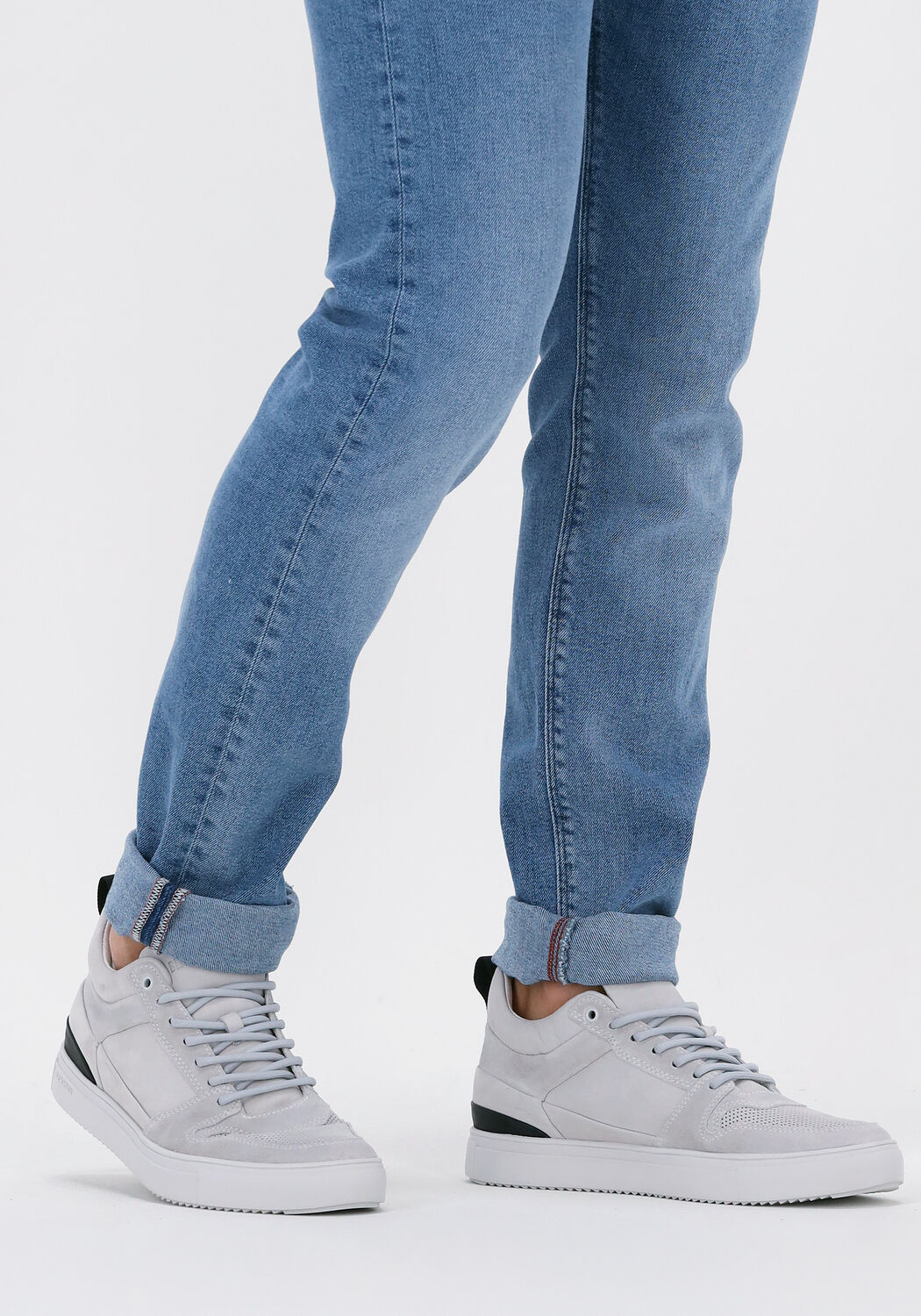 Grijze BLACKSTONE Lage sneakers XG73 - large