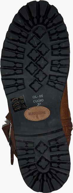 Cognac BLACKSTONE OL05 Biker boots - large