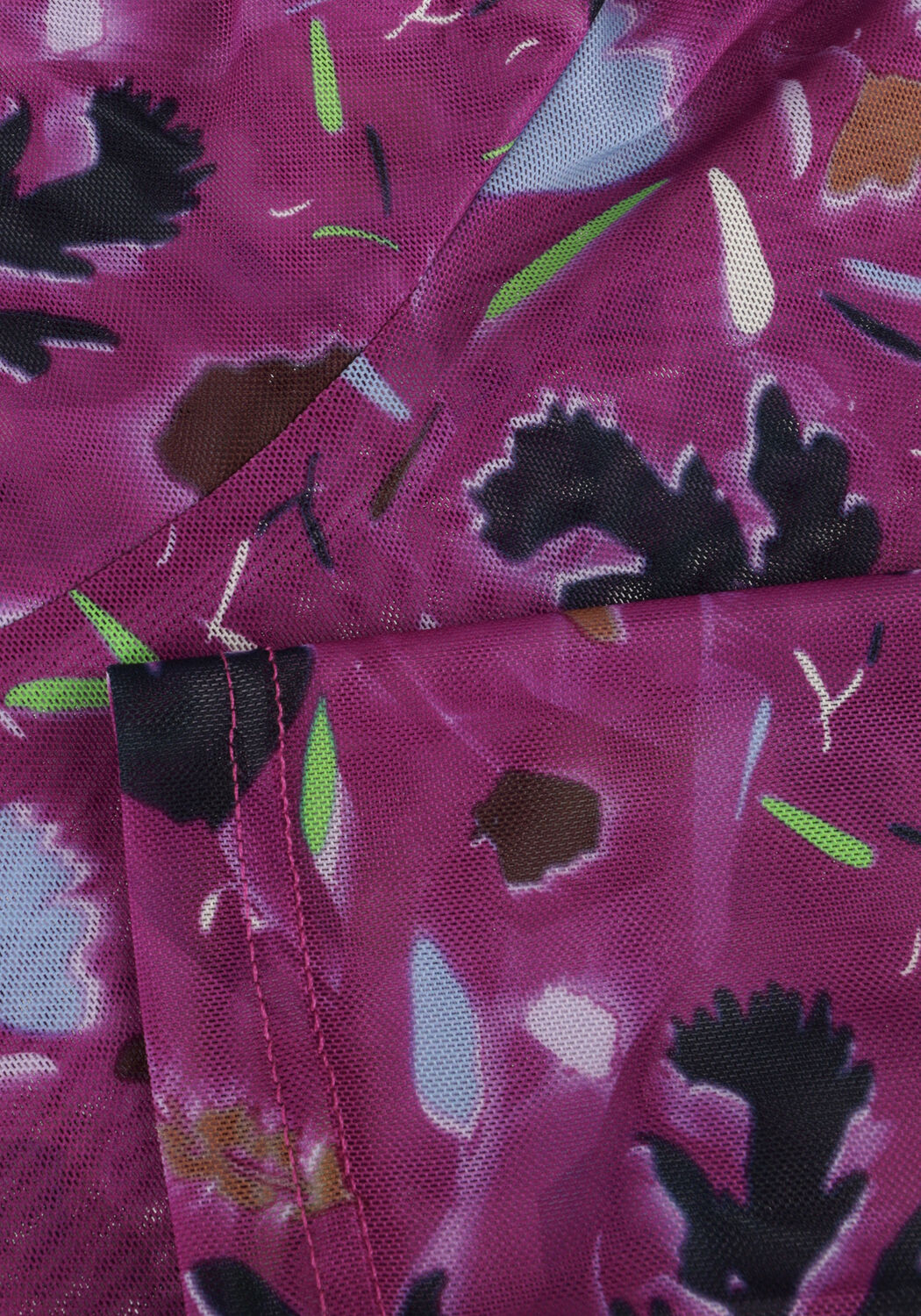 Paarse POM AMSTERDAM Top FEATHERFEST CACTUS PINK - large