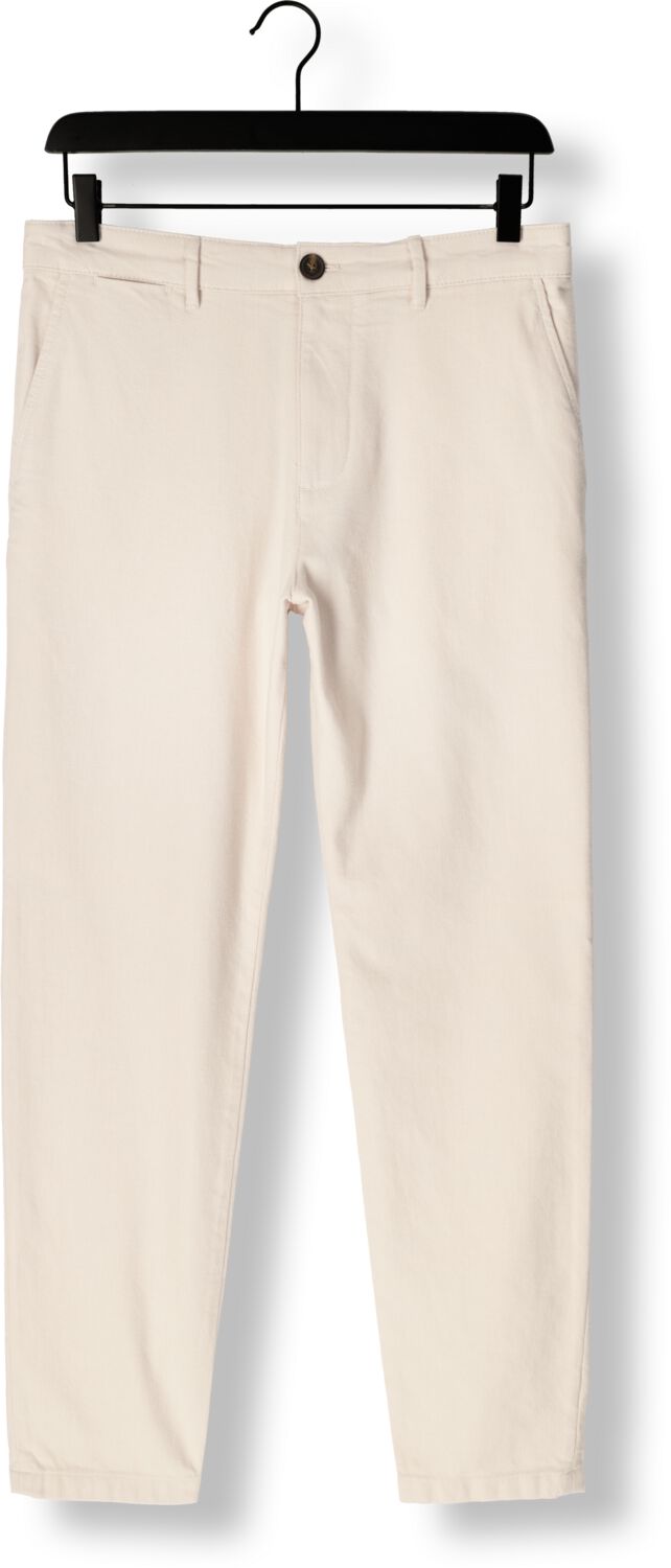 SELECTED HOMME Heren Broeken Slh175-slim Miles Structure Dyed Pant Beige