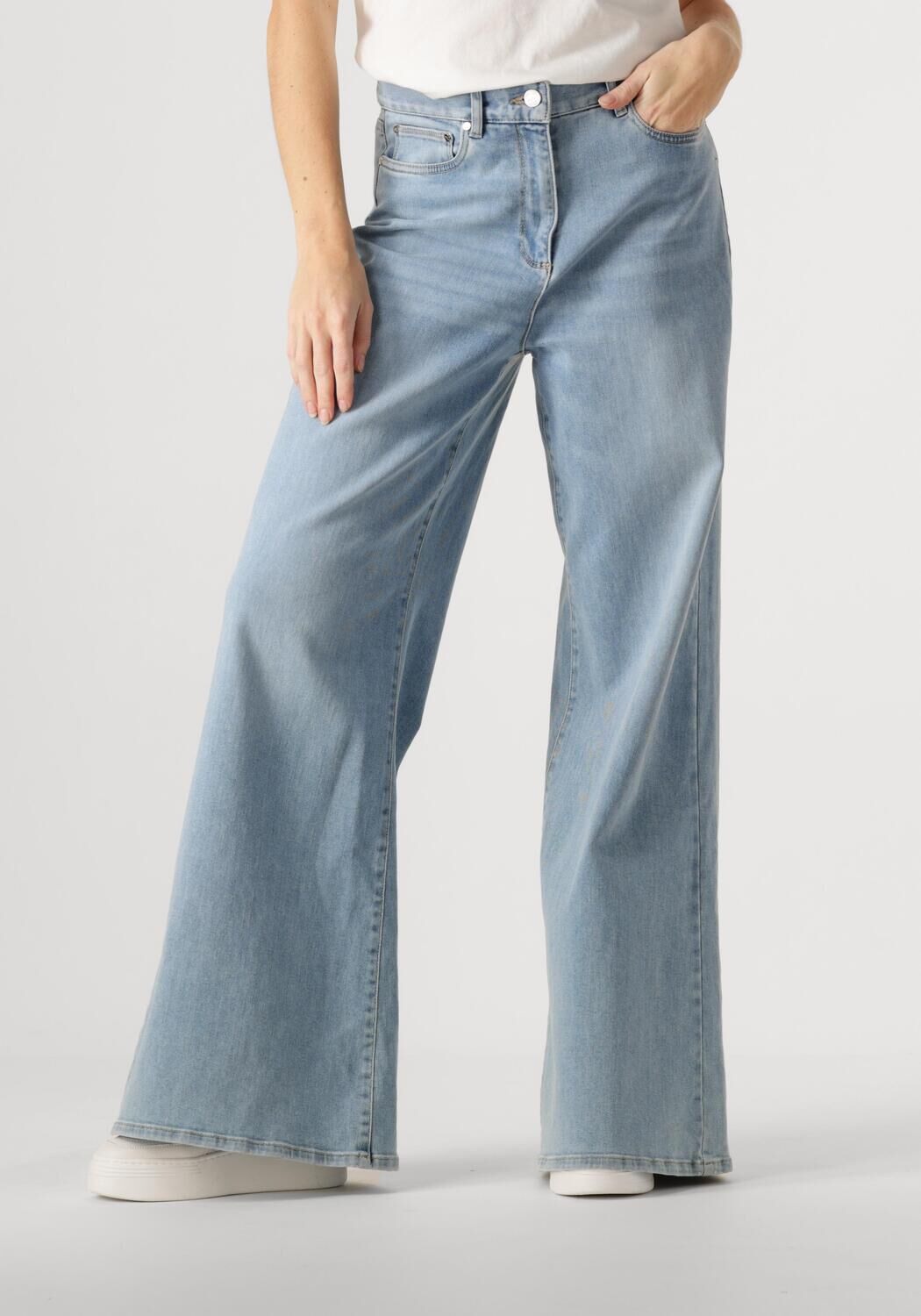 NUKUS Dames Jeans Ruby Pants Blauw