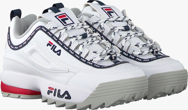 Witte FILA Lage sneakers DISRUPTOR KIDS - large