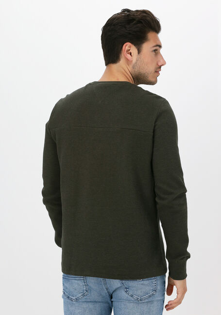 Olijf TOMMY JEANS Trui TJM WAFFLE SNIT - large