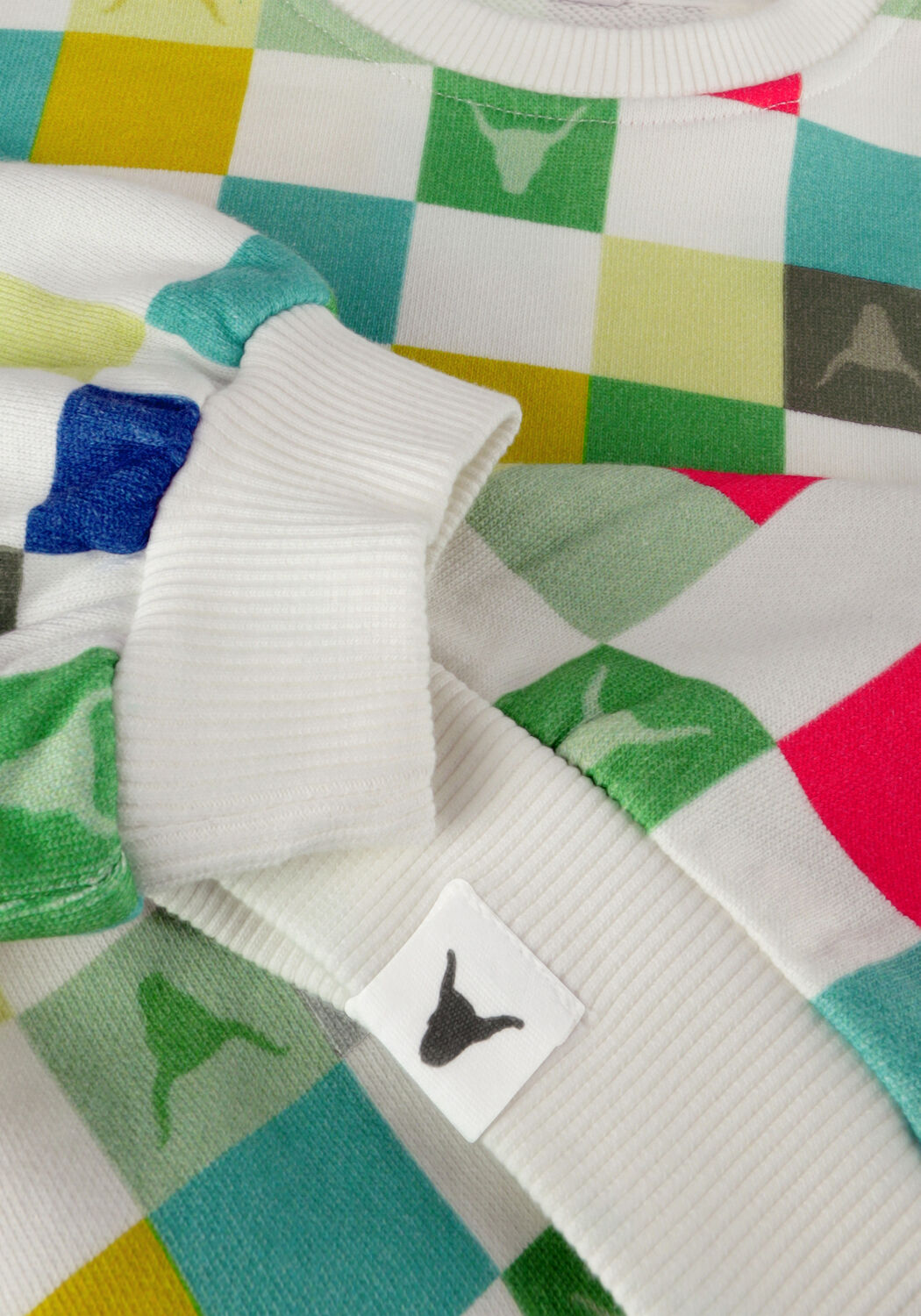 Multi ALIX MINI Sweater KNITTED BLOCKED SWEATER - large