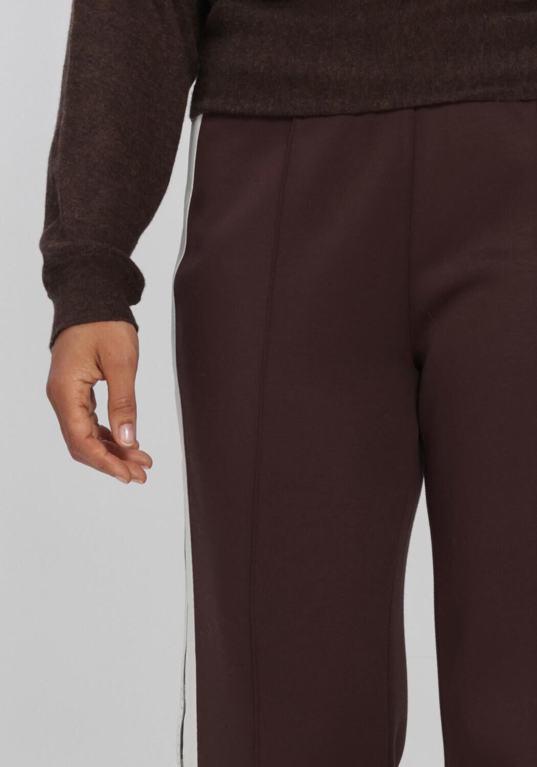 Bruine AIMEE THE LABEL Broeken ICELANDW6 PANTS - large