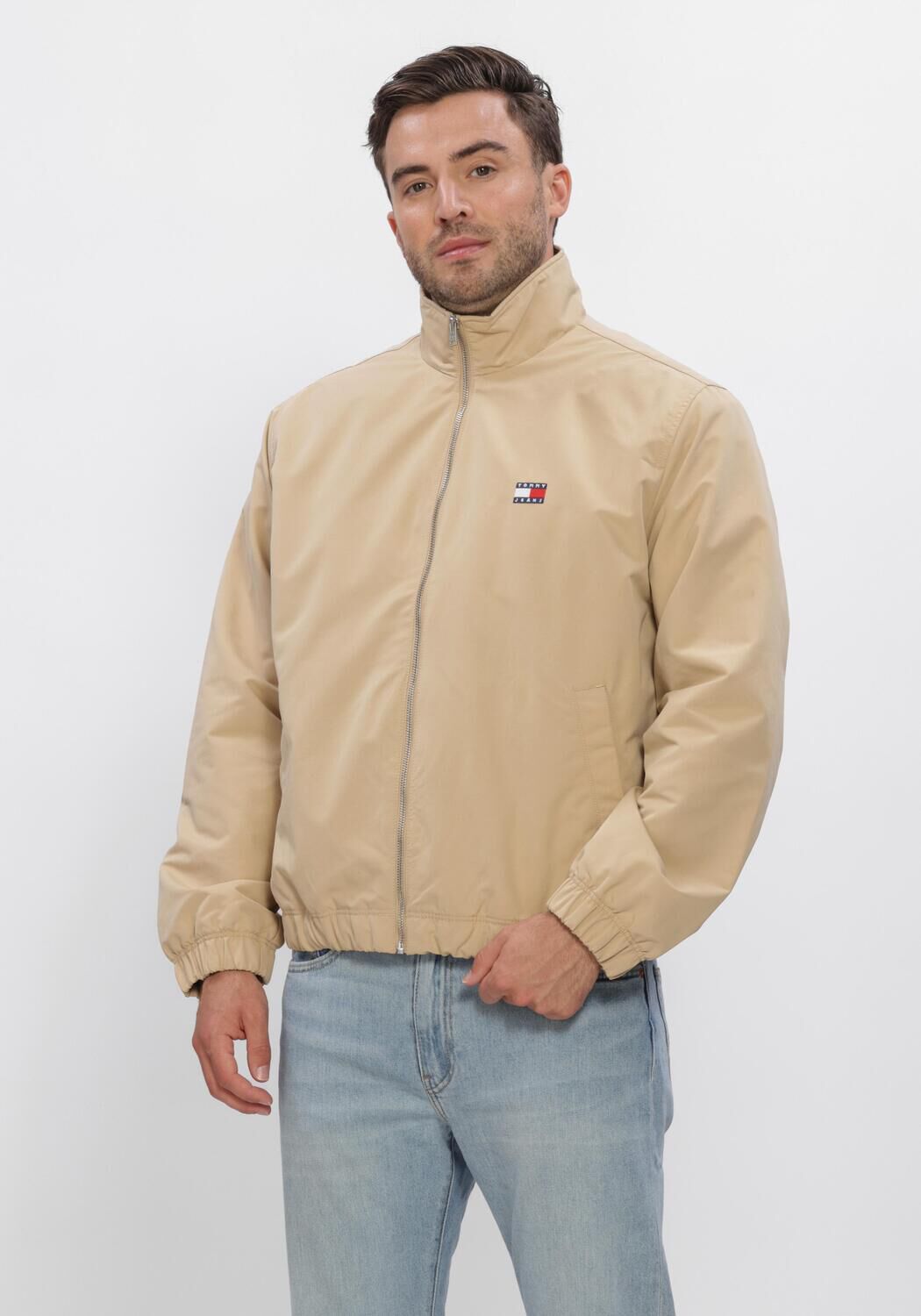 Beige TOMMY JEANS Jack TJM ESSENTIAL JACKET EXT - large