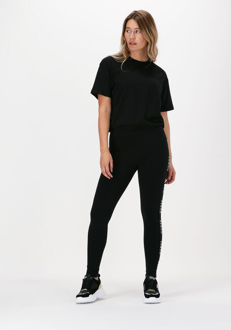 Zwarte GUESS Legging ALINE LEGGINGS 4/4 ECO JERSEY - large