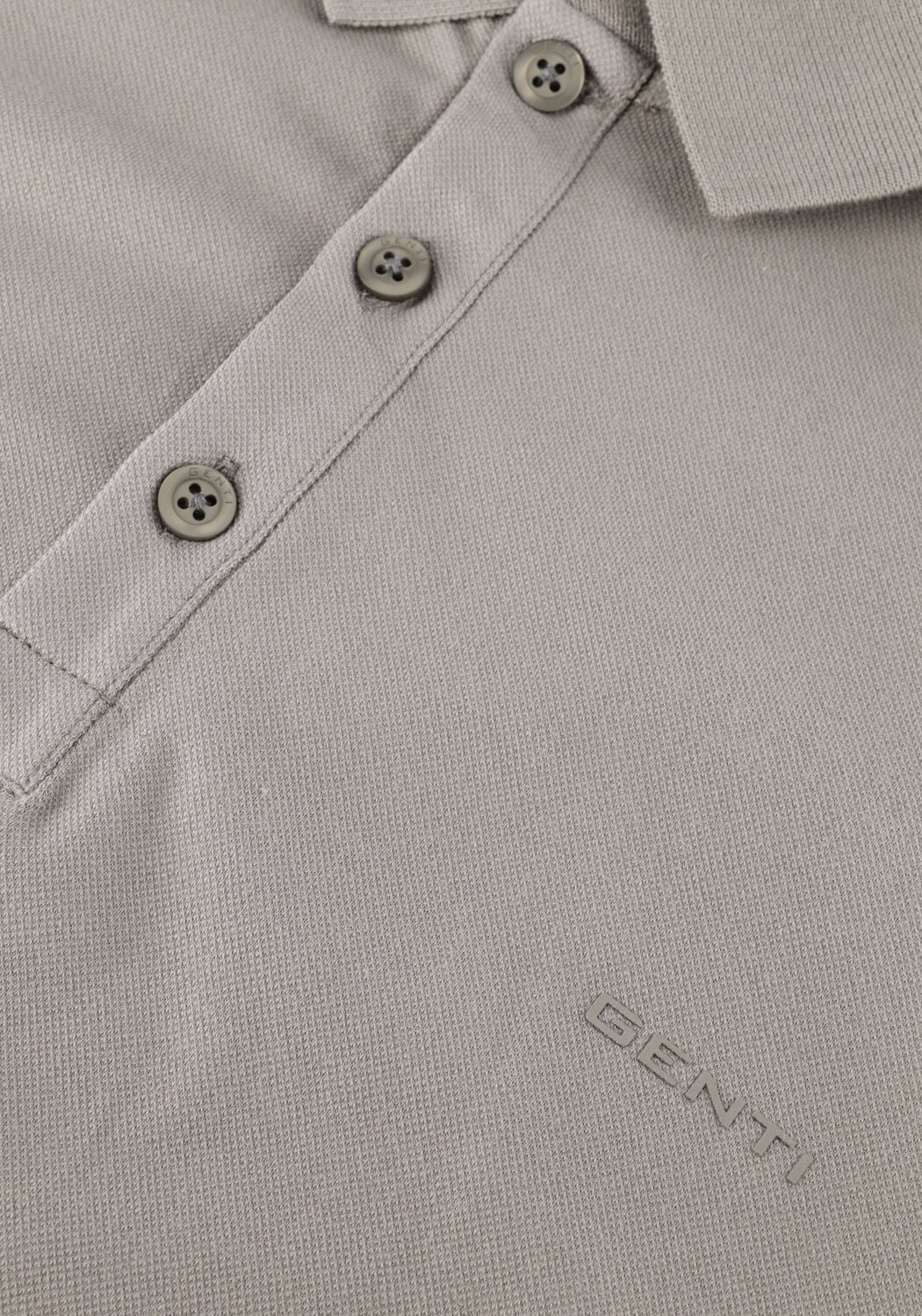 Taupe GENTI Polo POLO 3 BUTTON SS 1219 - large