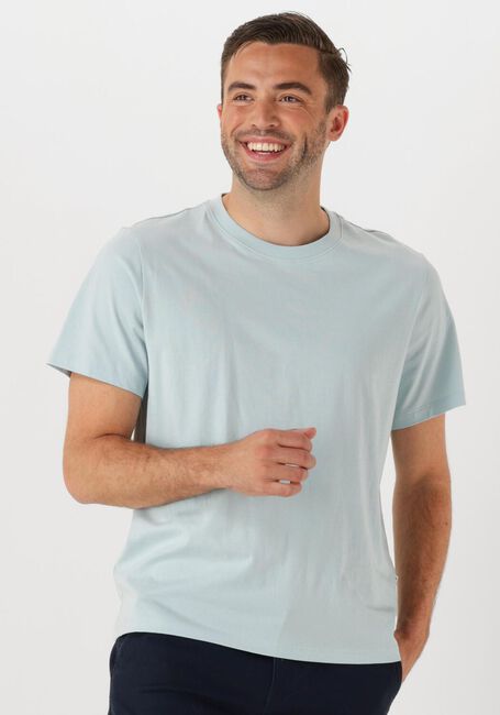 Lichtblauwe SELECTED HOMME T-shirt SLHASPEN SS O-NECK TEE NOOS - large