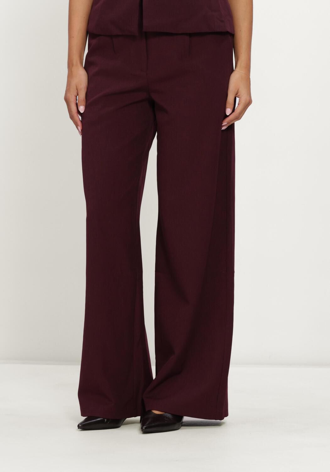 Bordeaux YDENCE Wijde broek PANTS AGATHA - large